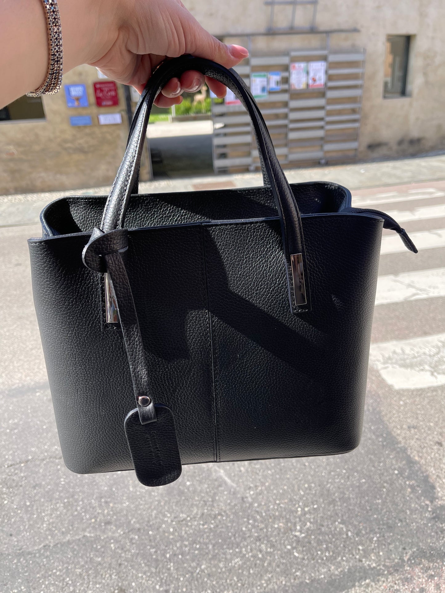 BORSA BUSINESS IN VERA PELLE