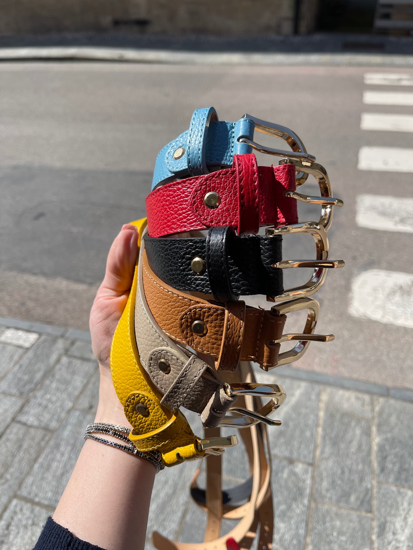 CINTURA IN VERA PELLE