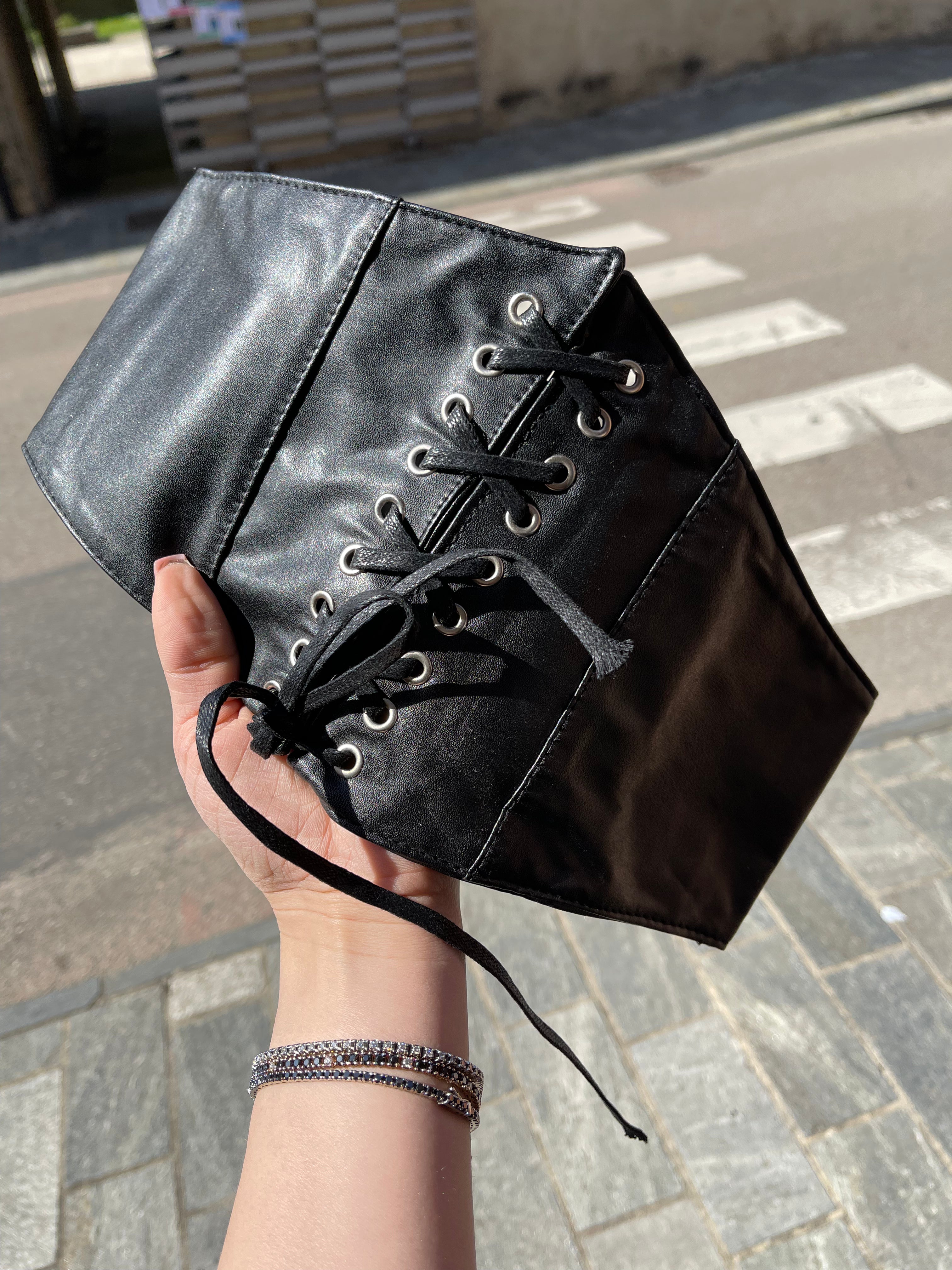 Bondage Harness Per Torace In Vera Pelle Da Uomo Taglia Unica Bdsm Zado - Foto 11