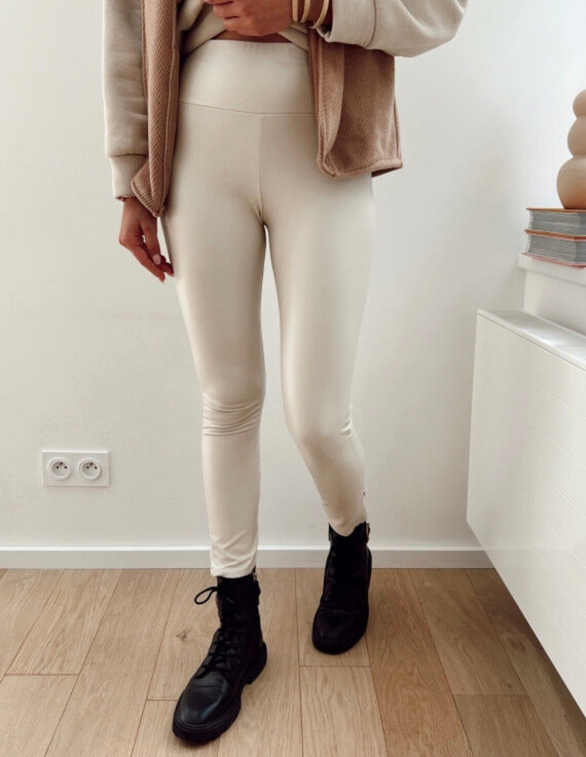 LEGGINS ECOPELLE PANNA