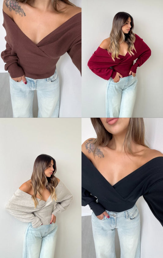 MAGLIONCINO INCROCIATO