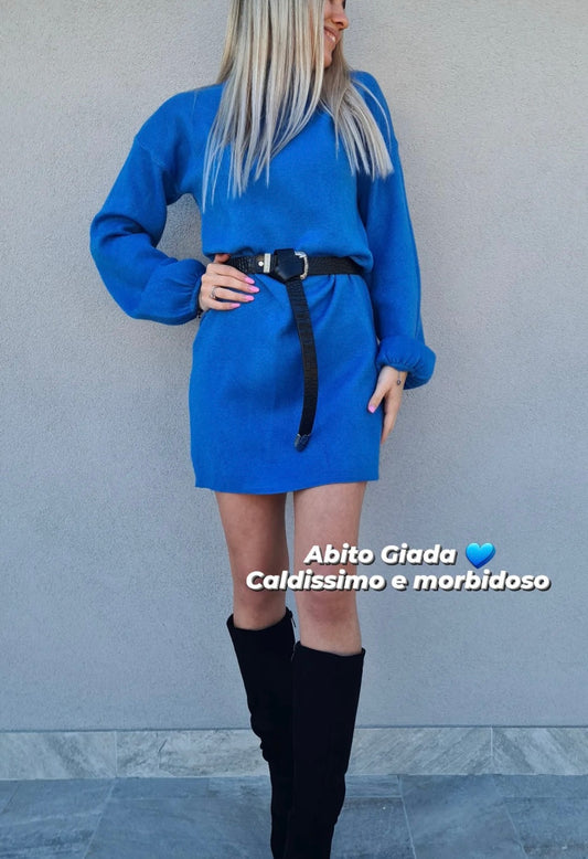 ABITINO GIADA IN MAGLIA MANICA PALLONCINO