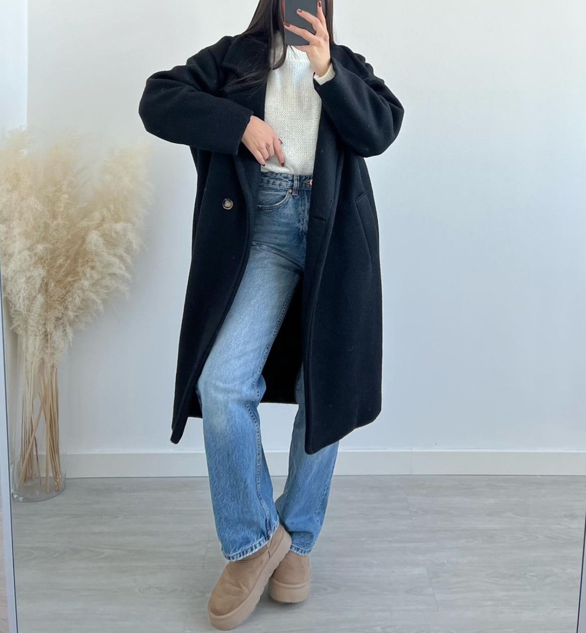 CAPPOTTO OVERSIZE DUE BOTTONI