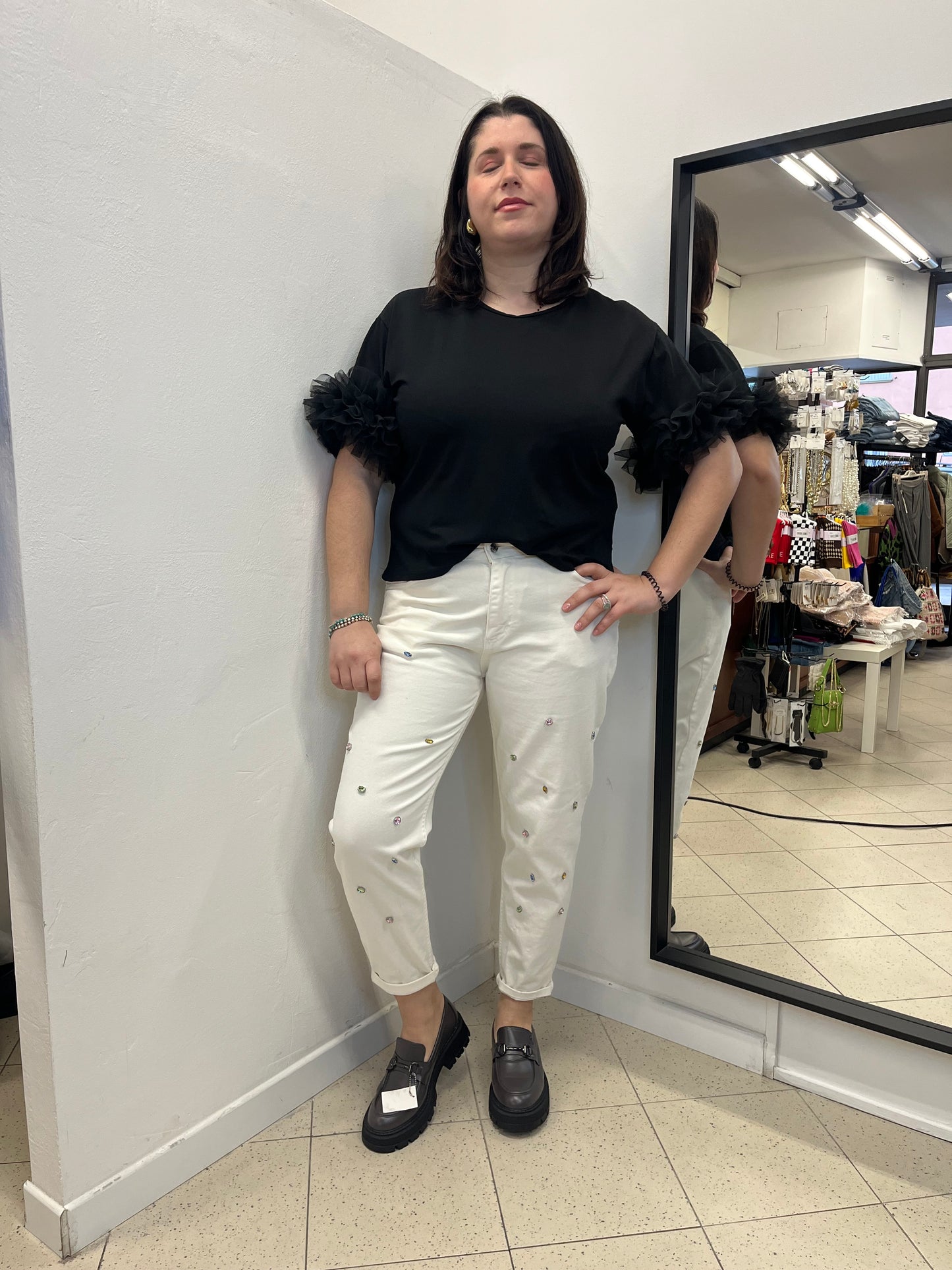 T SHIRT TULLE SUSY STAR