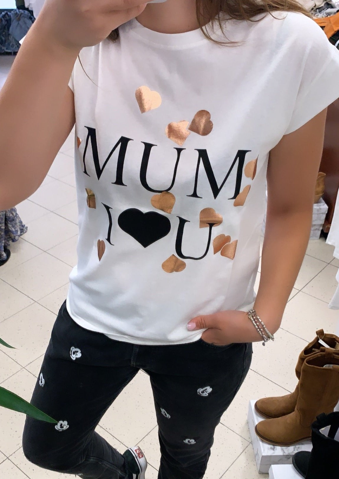 T-SHIRT MOM I ❤️ U