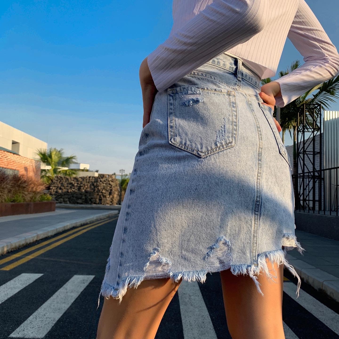 MINI IN JEANS CHIARO 1243