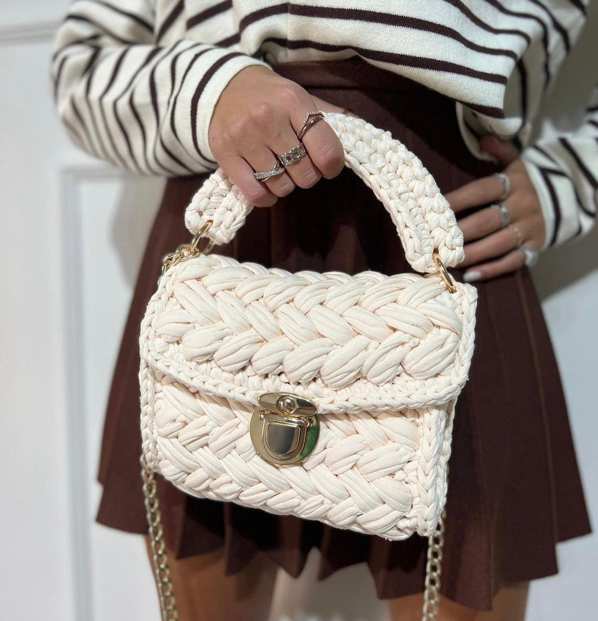 MINI BAG INTRECCIATA