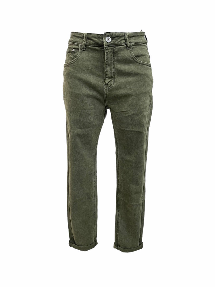 SKINNY VERDE MILITARE