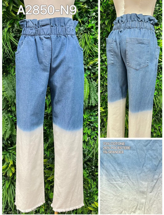 JEANS SFUMATO A CARAMELLA