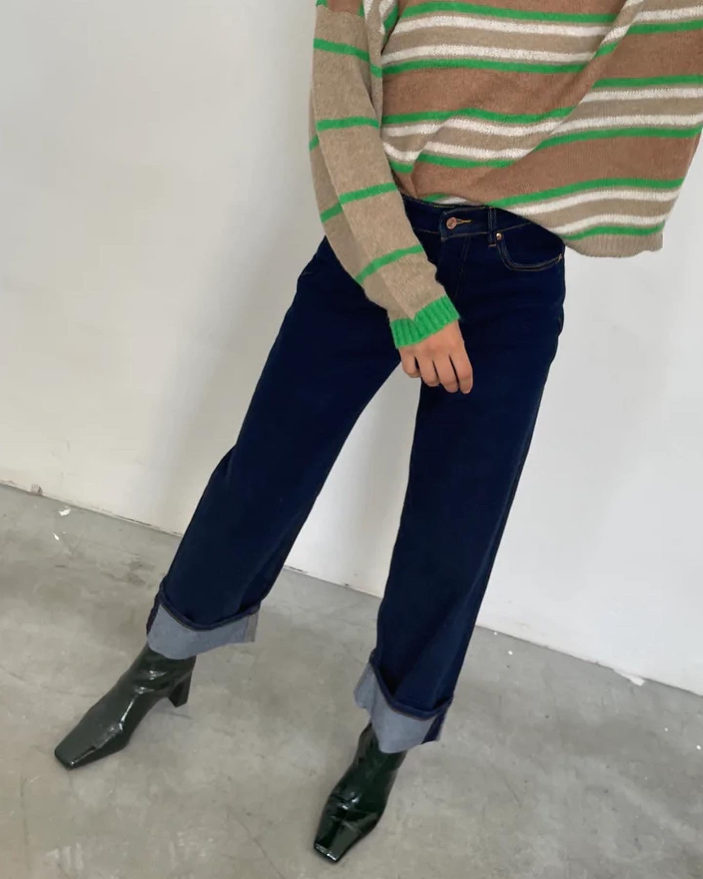 JEANS RISVOLTO GIOYA