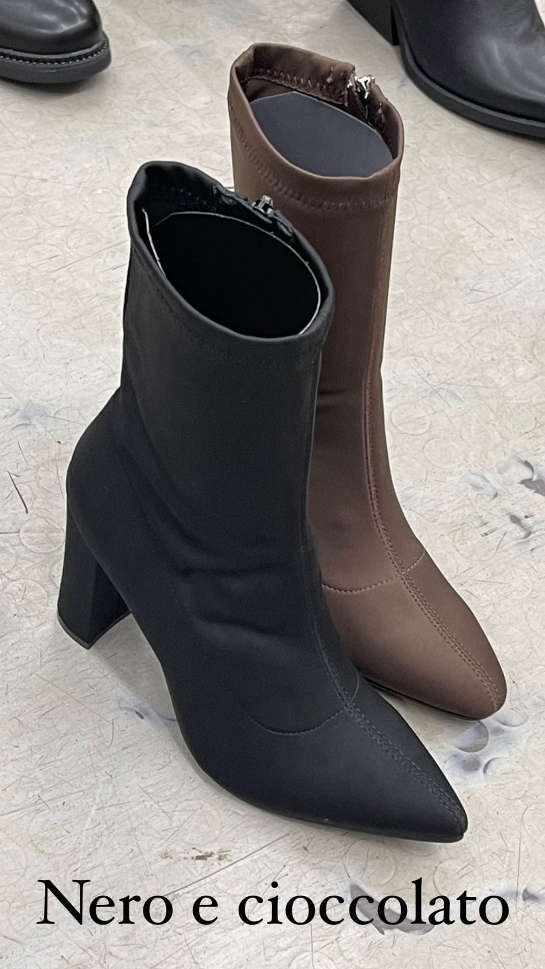 TRONCHETTO EFFETTO CALZA