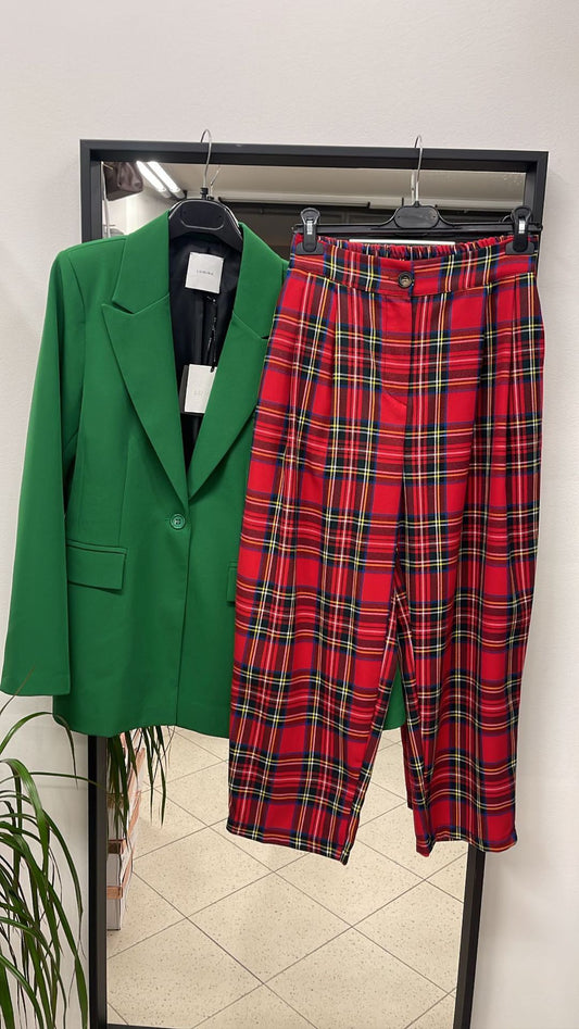 PANTALONE TARTAN OVER