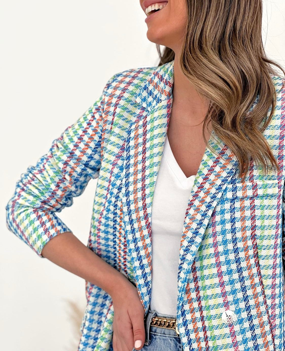 GIACCA QUADRETTI COLORATI