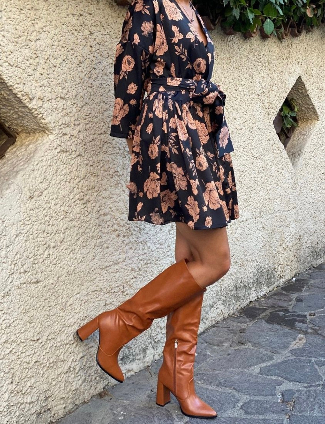 STIVALI CAMEL ALTI CON TACCO