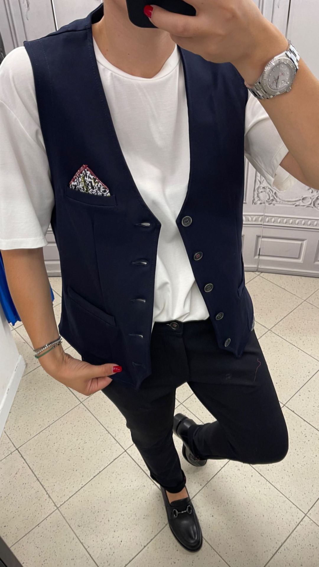 GILET CON FAZZOLETTO