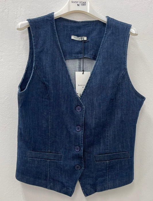 GILET JEANS SUSYSTAR