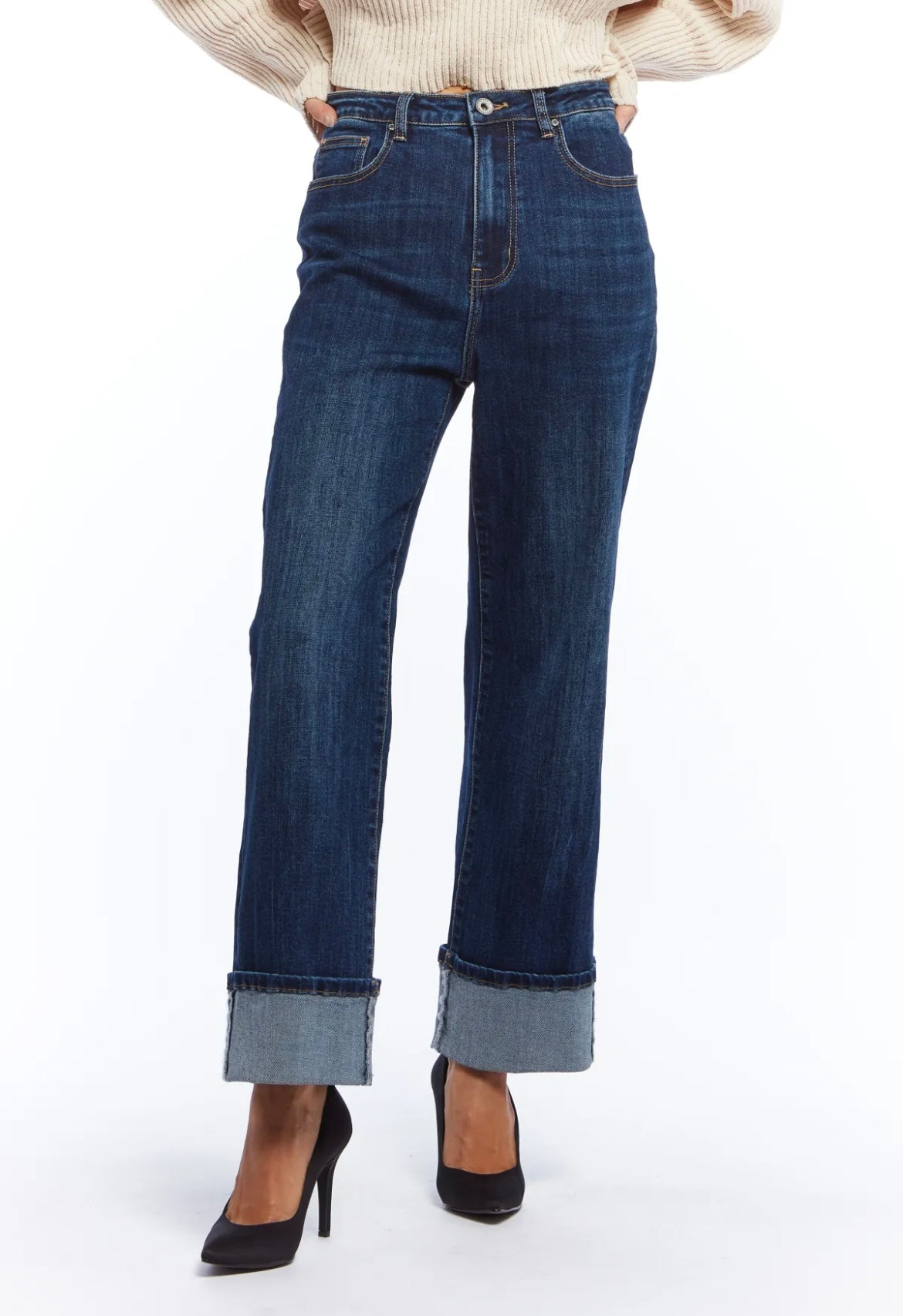 JEANS RISVOLTO 1364