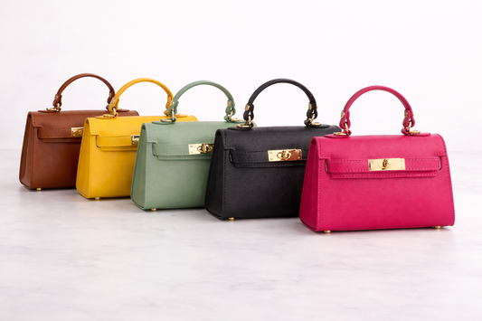 MINI KELLY IN VERA PELLE