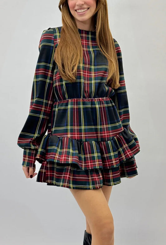 ABITO TARTAN BALZA