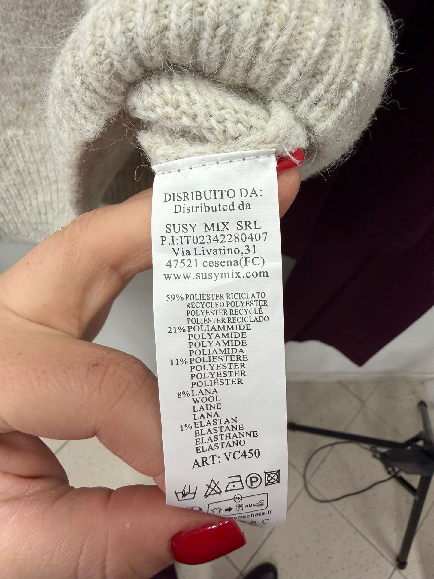 MAGLIONCINO STRASS SUSY MIX