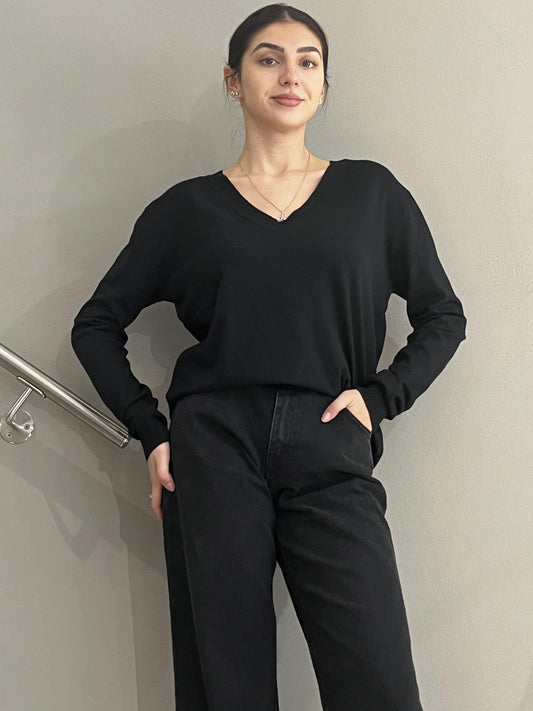 MAGLIA VISCOSA SCOLLO V SUSY STAR