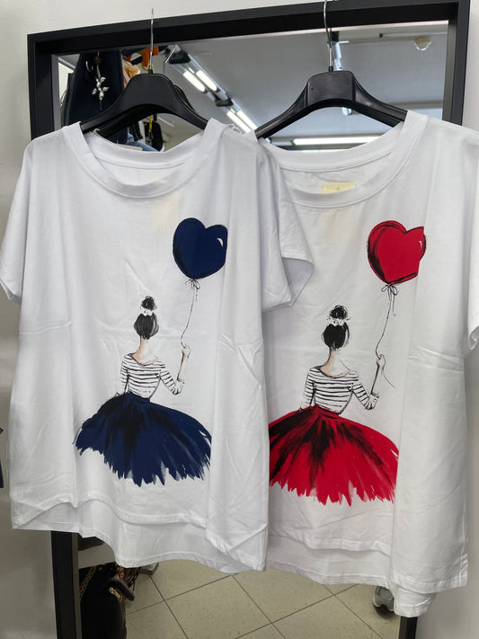 T-SHIRT OVER IN COTONE