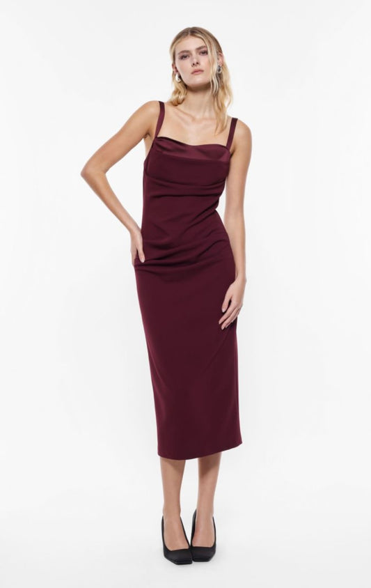 ABITO MIDI CON SCOLLO A CUORE IMPERIAL