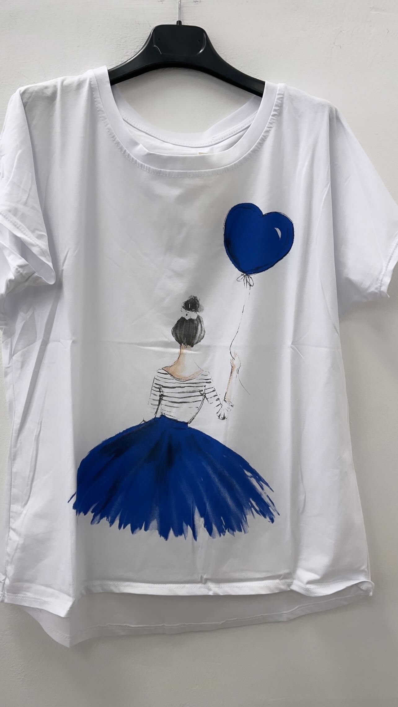 T-SHIRT LARGA BALLERINA