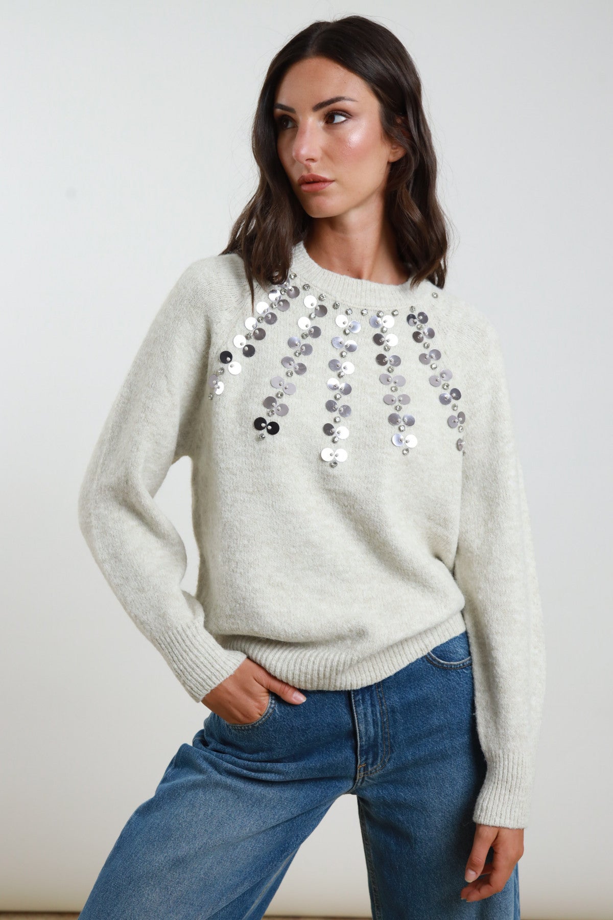 MAGLIONCINO STRASS SUSY MIX