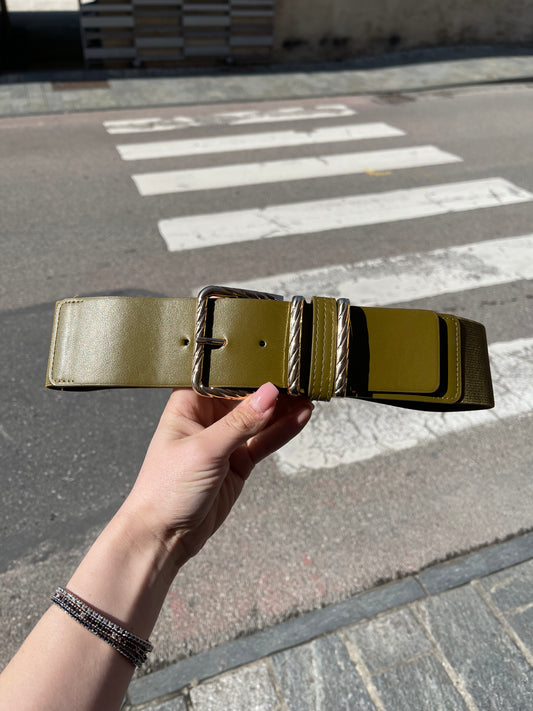 CINTURA FIBBIA ORO