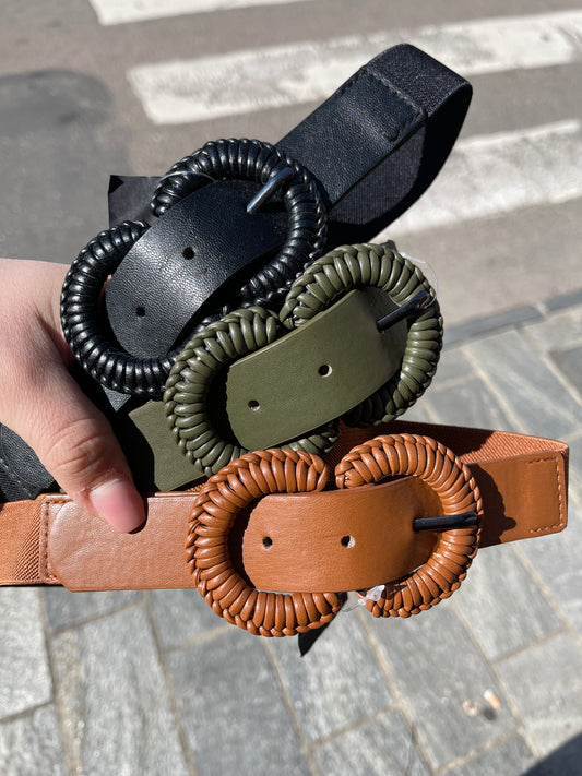 CINTURA CON FIBBIA INTRECCIATA