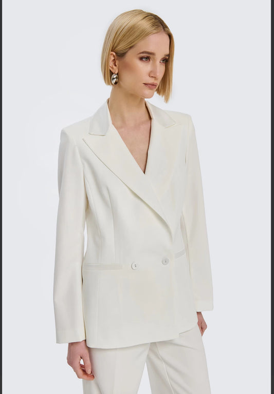 BLAZER DOPPIO PETTO BIANCO
