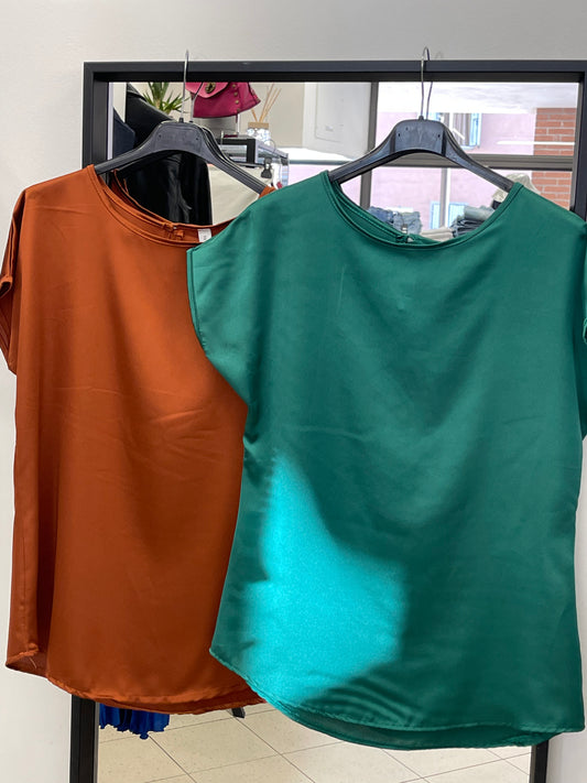 BLUSA RASO MANICA CORTA