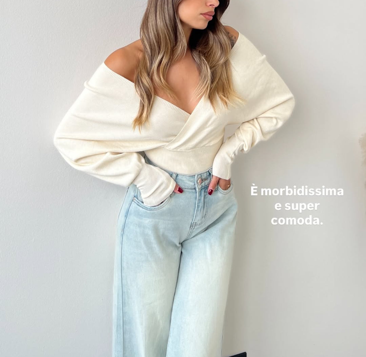 MAGLIONCINO INCROCIATO