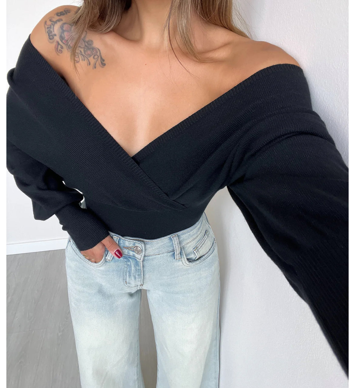 MAGLIONCINO INCROCIATO