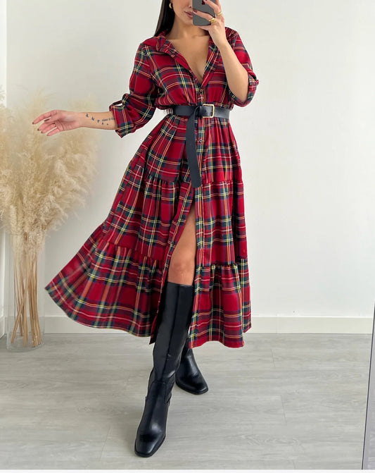 CHEMISIER TARTAN