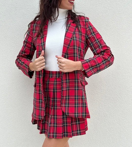 BLAZER TARTAN BASIC