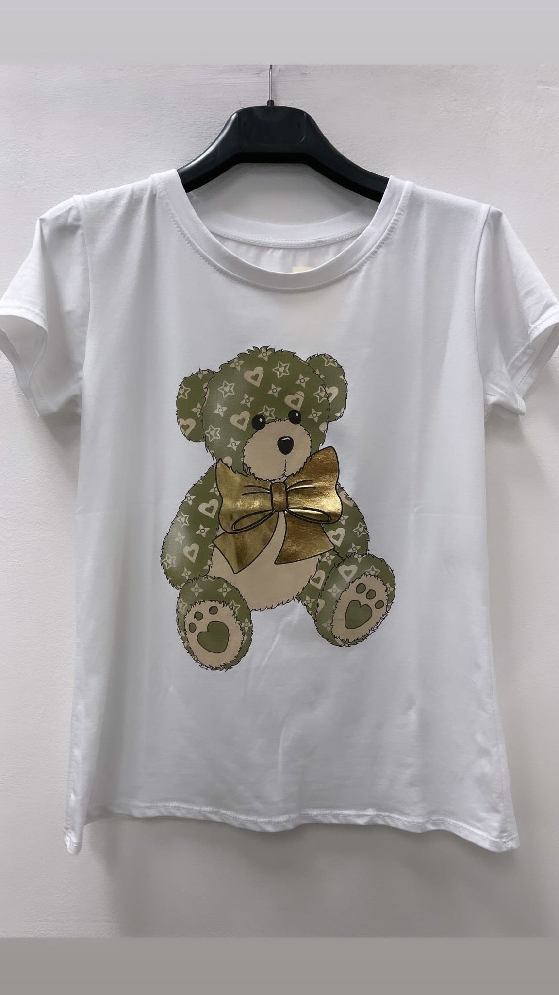 T SHIRT TEDDY VERDE