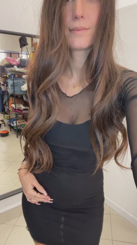 ABITINO BASIC MANICA IN TULLE