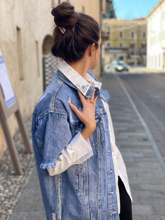 GIACCA JEANS manica corta