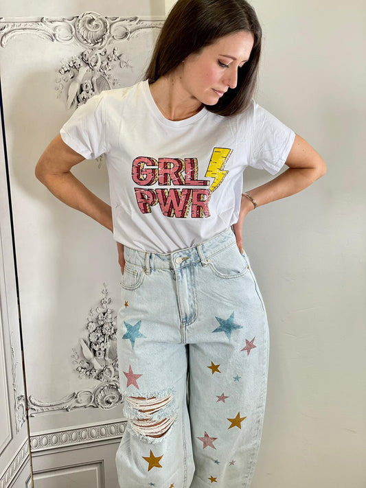 T SHIRT GIRL POWER