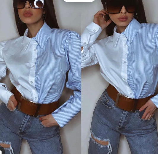 CAMICIA DOUBLE COLOR