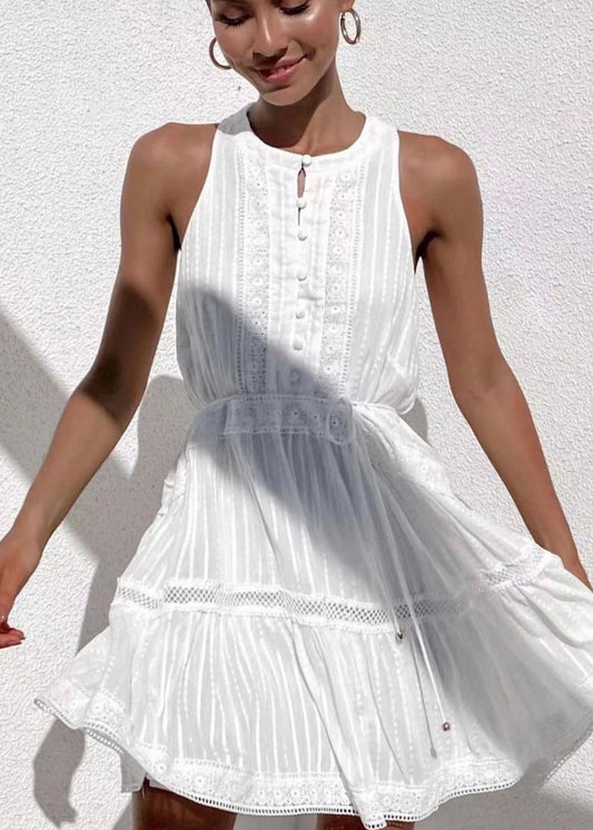 VESTITO BOTTONI RIVESTITI