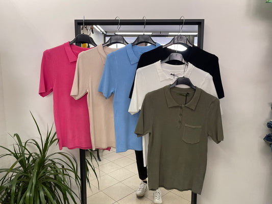 POLO VISCOSA MANICA CORTA