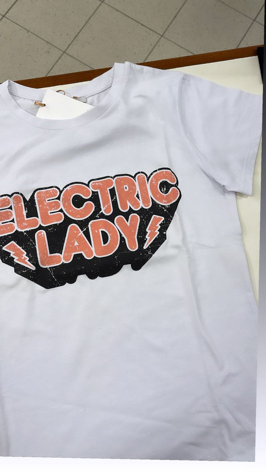 T SHIRT ELETRIC LADY