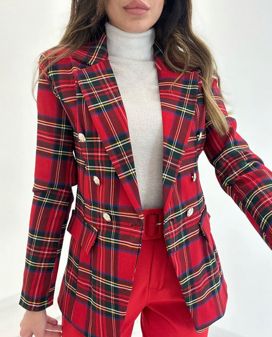 BLAZER TARTAN