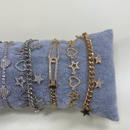 BRACCIALE STELLE PENDENTI