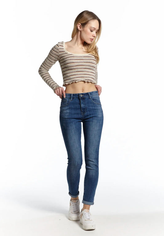 SKINNY EFFETTO PUSH UP