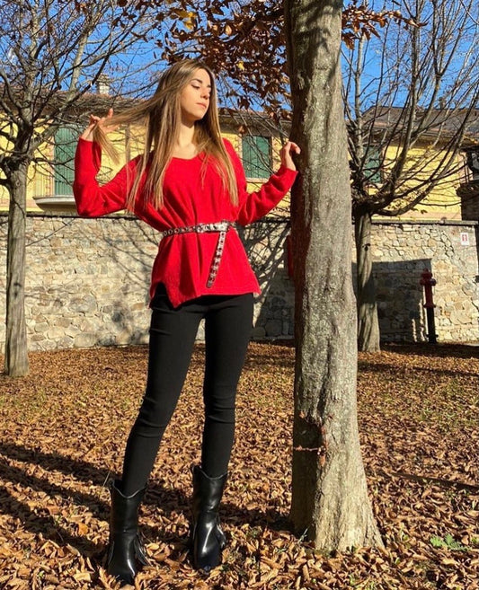 MAGLIONE SCOLLO V MORBIDO