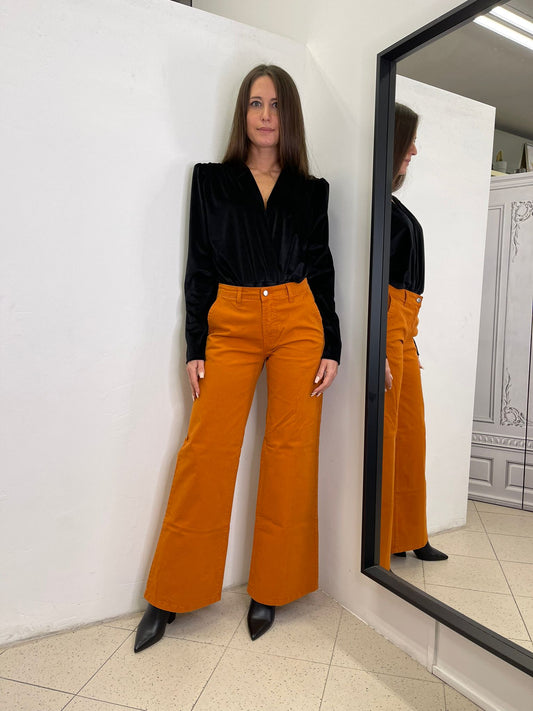 JEANS ZAMPA COLORATO